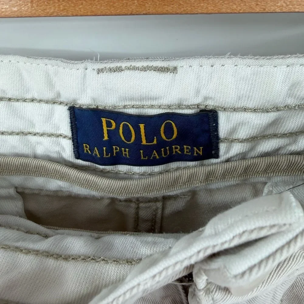 Polo Ralph Lauren Gellar cargo light khaki short men’s 34 utility preppy